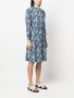 A.P.C. Mini-jurk met paisley-print Blauw - Thumbnail 3