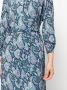 A.P.C. Mini-jurk met paisley-print Blauw - Thumbnail 5