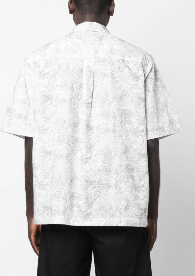 A.P.C. Overhemd met paisley-print Wit
