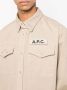 A.P.C. Shirtjack met logopatch Beige - Thumbnail 5