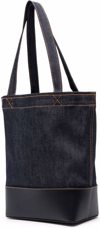 A.P.C. Shopper met logo Blauw
