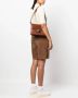 A.P.C. Astra leren schoudertas Bruin - Thumbnail 2