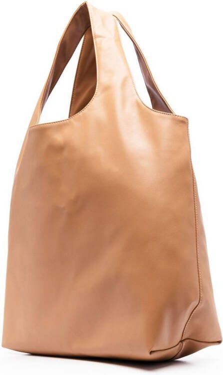 A.P.C. Shopper met logoprint Bruin