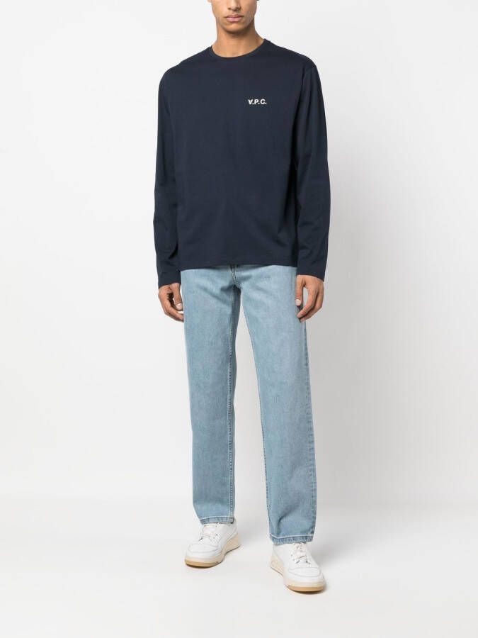 A.P.C. Straight jeans Blauw