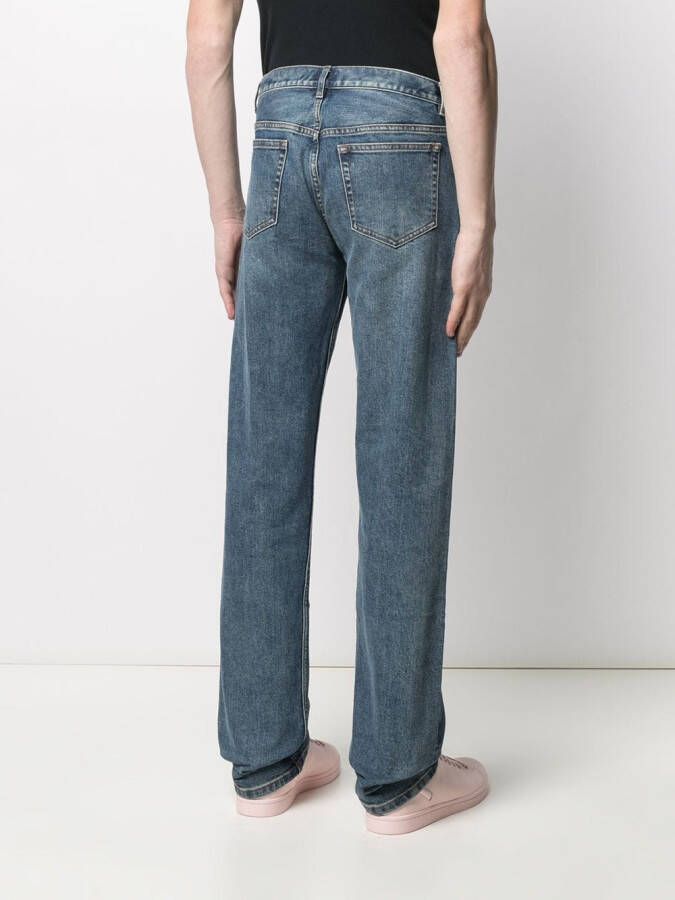 A.P.C. Straight jeans Blauw