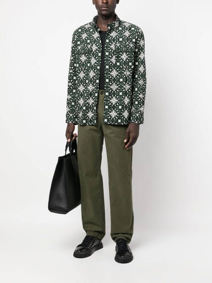 A.P.C. Straight broek Groen