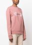 A.P.C. Sweater met bloe print Roze - Thumbnail 3