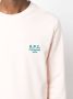 A.P.C. Sweater met geborduurd logo Roze - Thumbnail 5