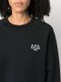 A.P.C. Sweater met geborduurd logo Zwart - Thumbnail 5