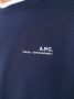 A.P.C. Sweater met logo Blauw - Thumbnail 5