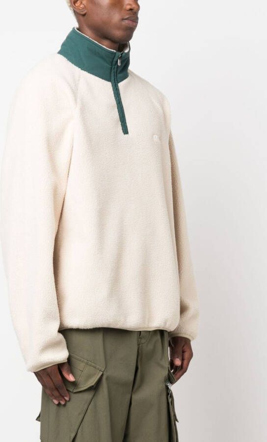 A.P.C. Sweater met logopatch Wit