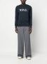A.P.C. Sweater met logoprint Blauw - Thumbnail 2