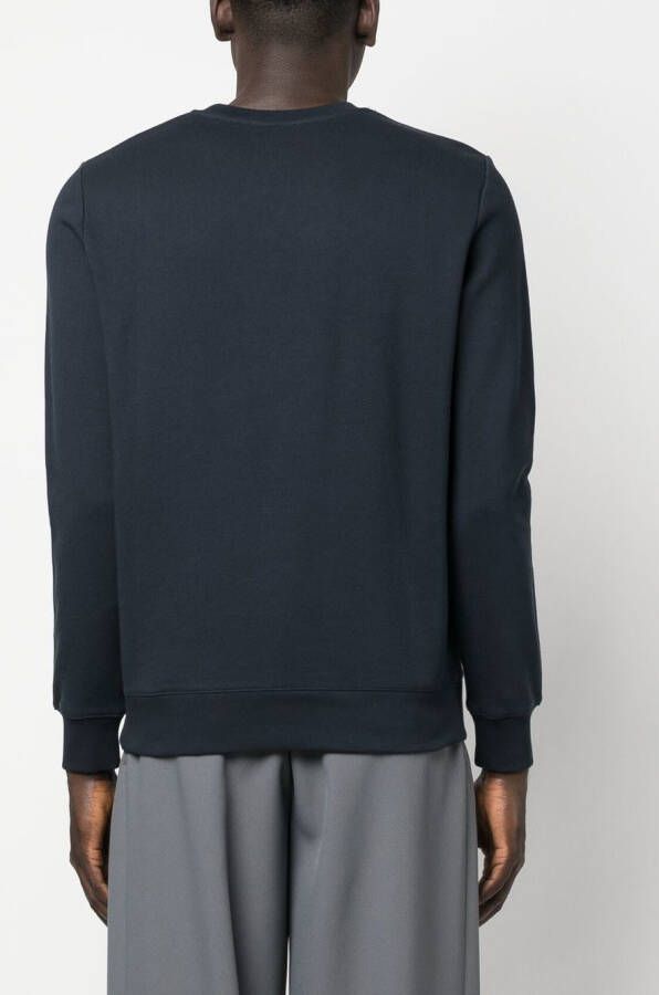 A.P.C. Sweater met logoprint Blauw