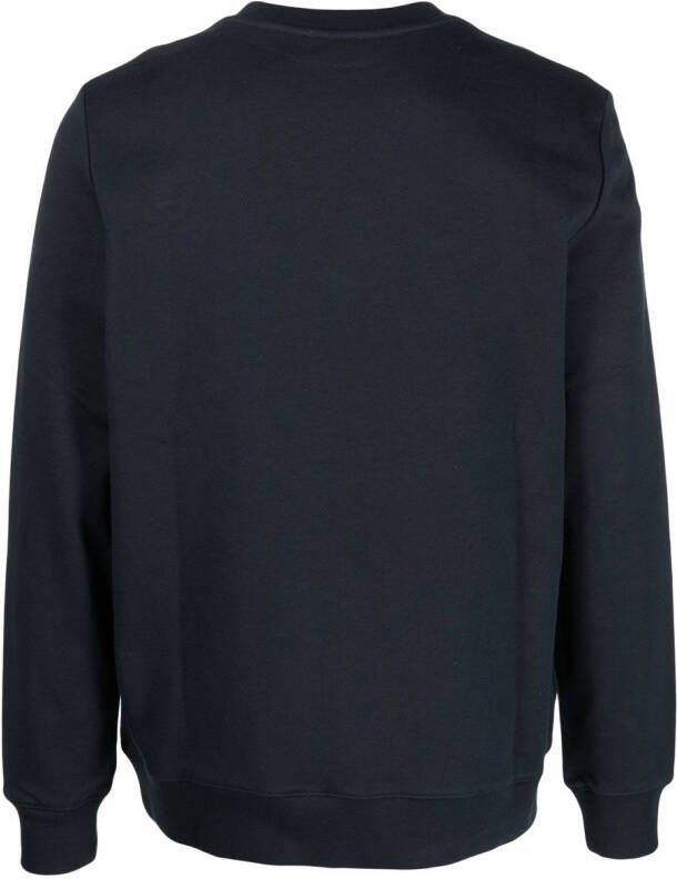 A.P.C. Sweater met logoprint Blauw