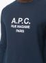 A.P.C. Sweater met geborduurd logo Blauw - Thumbnail 5