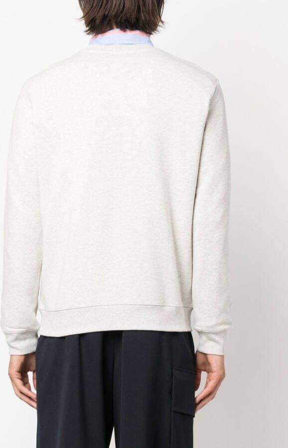 A.P.C. Sweater met logoprint Grijs