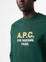 A.P.C. Sweater met logoprint Groen - Thumbnail 5