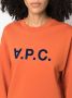 A.P.C. Sweater met logoprint Oranje - Thumbnail 5