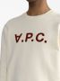 A.P.C. Sweater met logoprint Wit - Thumbnail 5