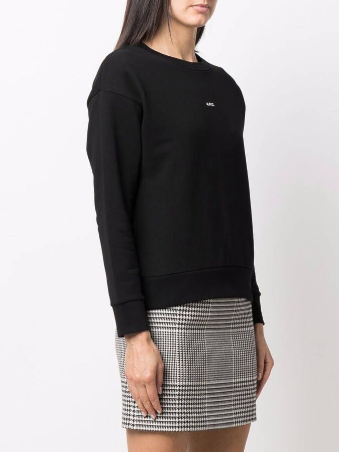 A.P.C. Sweater met ronde hals Zwart