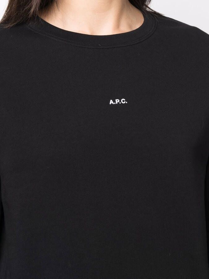 A.P.C. Sweater met ronde hals Zwart