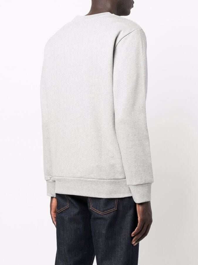 A.P.C. Sweater met tekst Grijs
