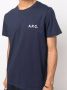 A.P.C. T-shirt met logo Blauw - Thumbnail 5