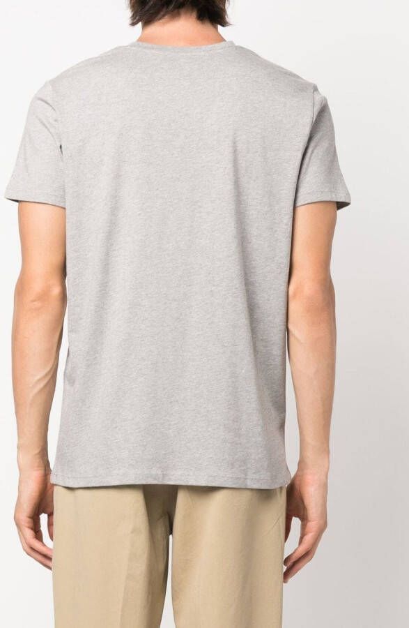 A.P.C. T-shirt met logoprint Grijs
