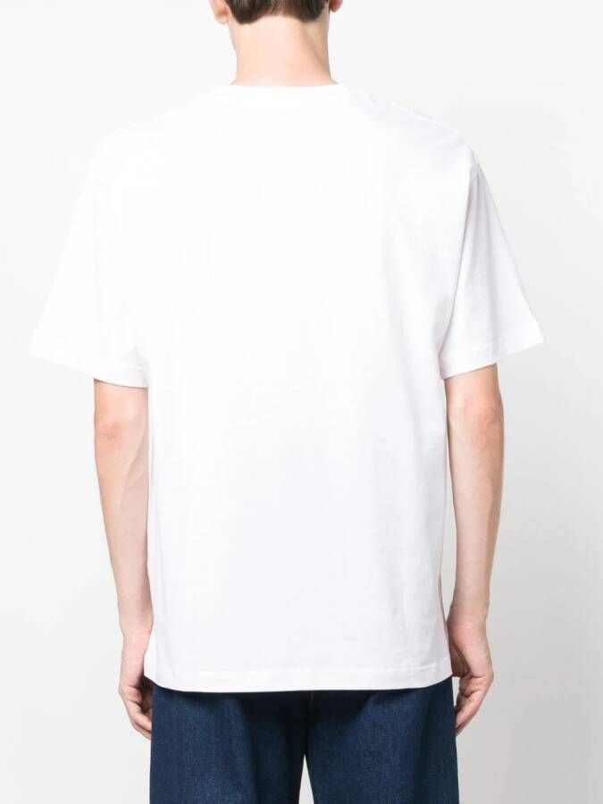 A.P.C. T-shirt met logoprint Wit