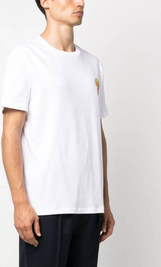 A.P.C. T-shirt met logoprint Wit