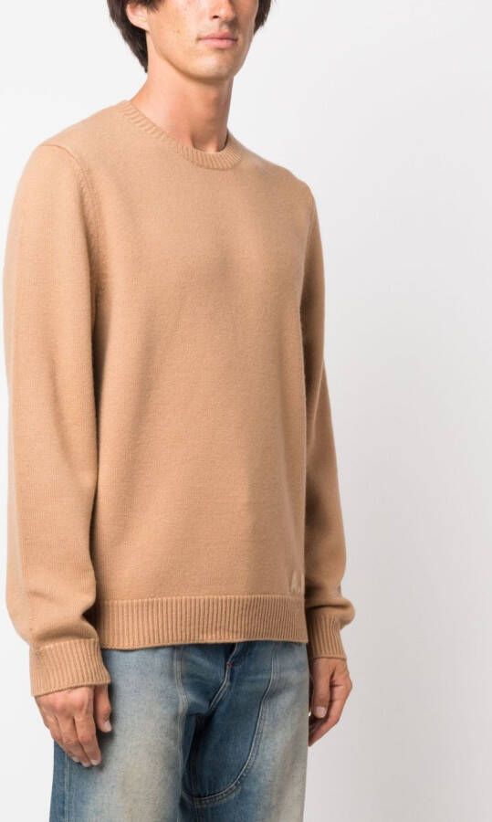 A.P.C. Trui met logoprint Bruin