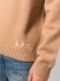 A.P.C. Trui met logoprint Bruin - Thumbnail 5