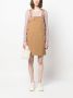 A.P.C. Tuinbroek jurk met vierkante hals Bruin - Thumbnail 2