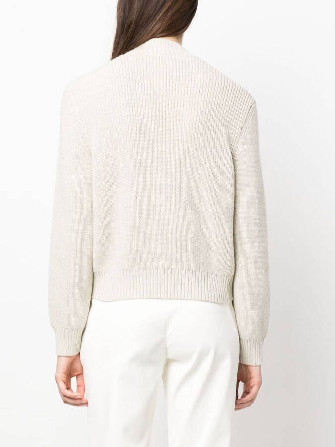 A.P.C. Trui met V-hals Beige