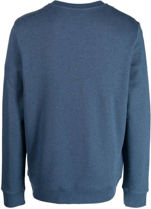 A.P.C. Sweater met logo Blauw