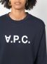A.P.C. Sweater met logoprint Blauw - Thumbnail 5