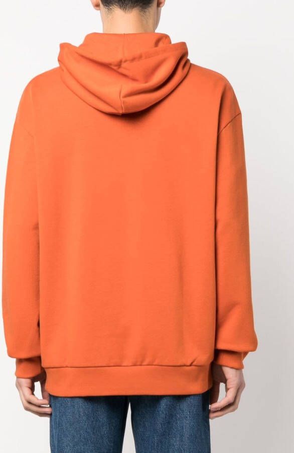 A.P.C. Hoodie met logoprint Oranje