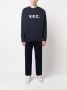 A.P.C. T-shirt met logoprint Blauw - Thumbnail 2