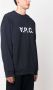 A.P.C. T-shirt met logoprint Blauw - Thumbnail 3