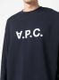 A.P.C. T-shirt met logoprint Blauw - Thumbnail 5