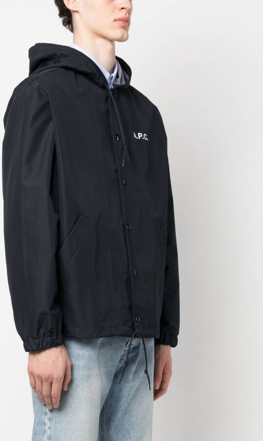 A.P.C. Windjack Blauw