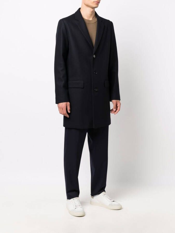 A.P.C. Wollen jas Blauw