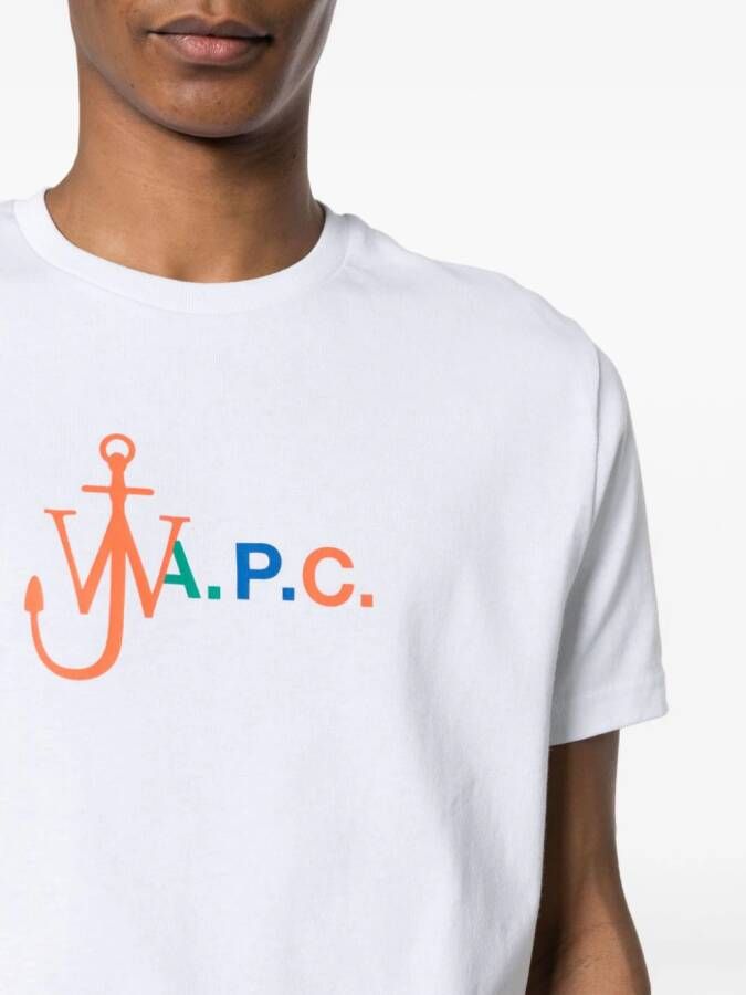 A.P.C. x JW Anderson T-shirt met print Wit