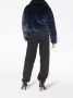 Apparis Donsjack van imitatiebont Blauw - Thumbnail 3