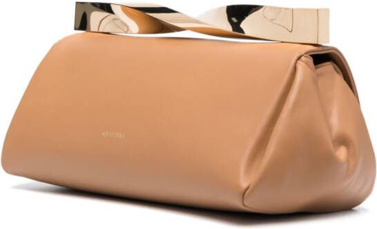 Aquazzura Clutch van imitatieleer Bruin