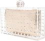 Aquazzura Clutch verfraaid met kristallen Goud - Thumbnail 4