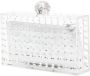 Aquazzura Clutch verfraaid met stras Beige - Thumbnail 3