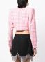 AREA Cropped blazer Wit - Thumbnail 4