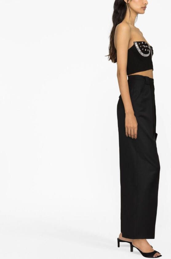AREA Strapless top Zwart