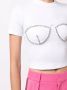 AREA T-shirt verfraaid met kristallen Wit - Thumbnail 5